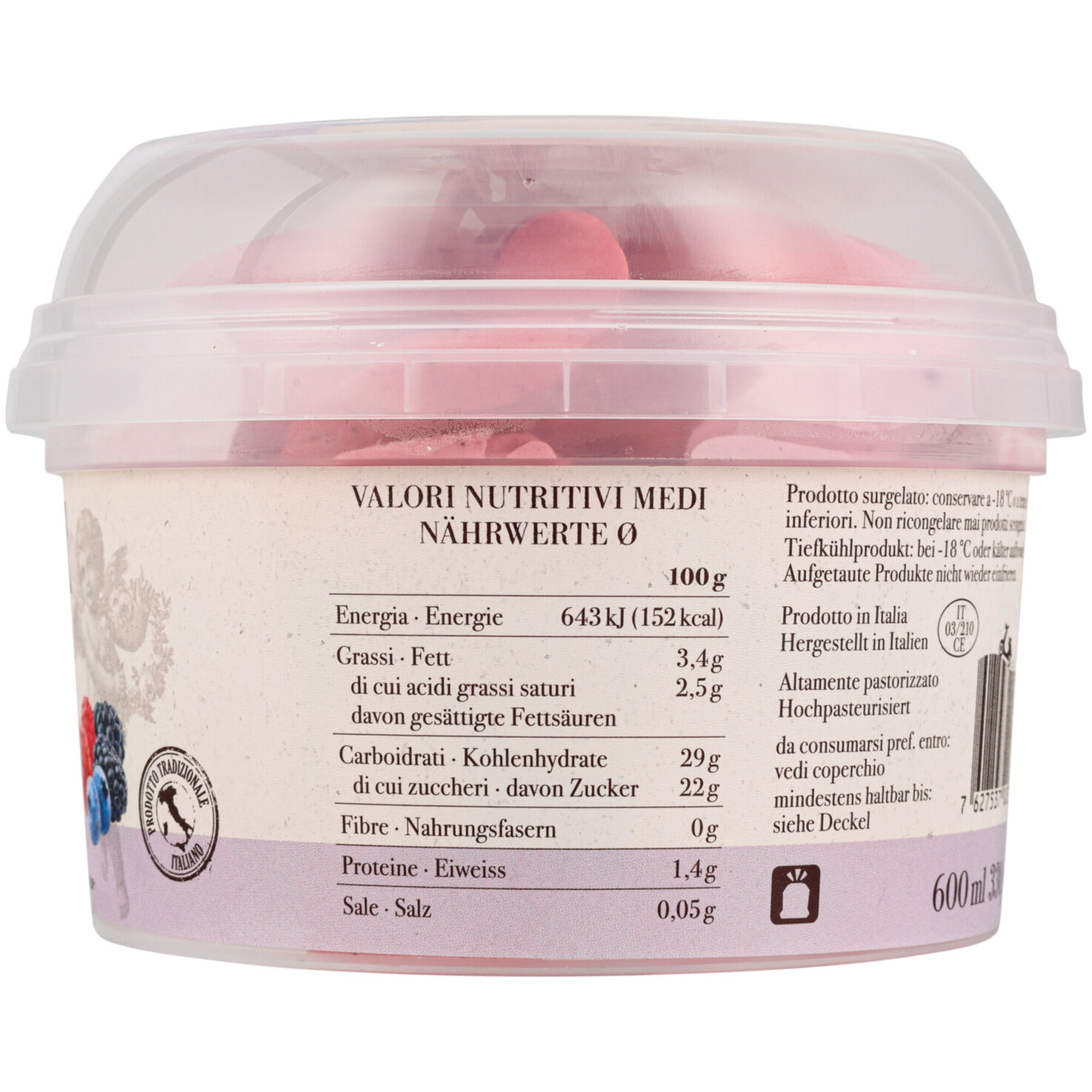 Sapori Crema Frutti di Bosco