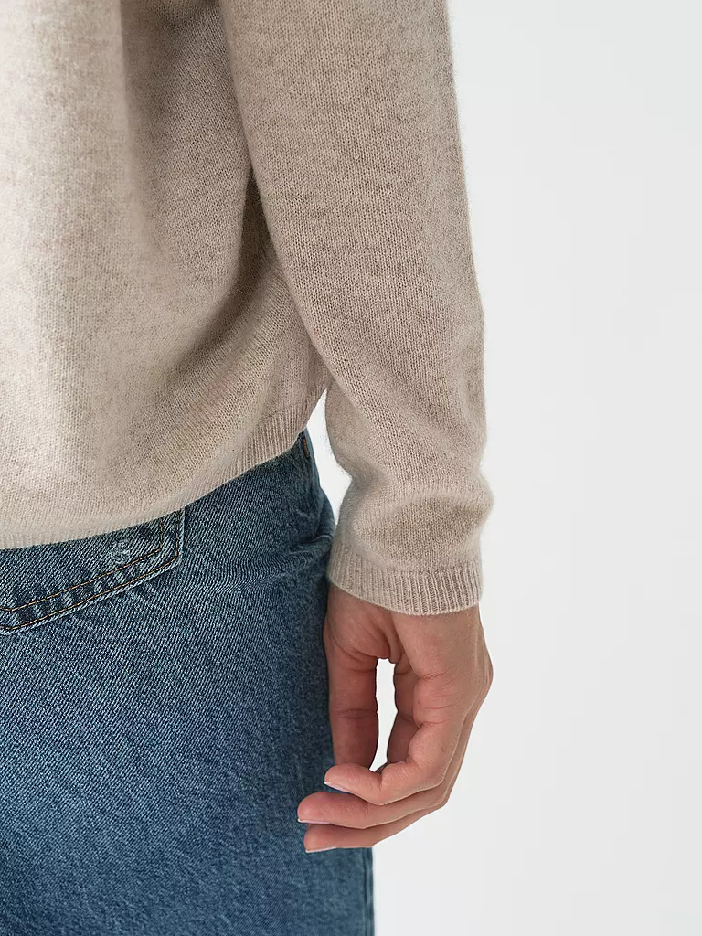 LES TRICOTS DE LEA Kaschmirpullover MAPOUPETTE beige