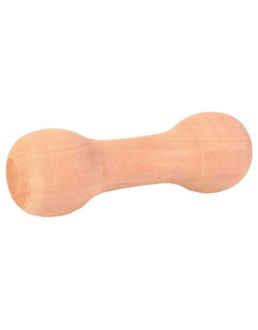 Trixie Apporteerblok Hout Rond - Hondenspeelgoed
