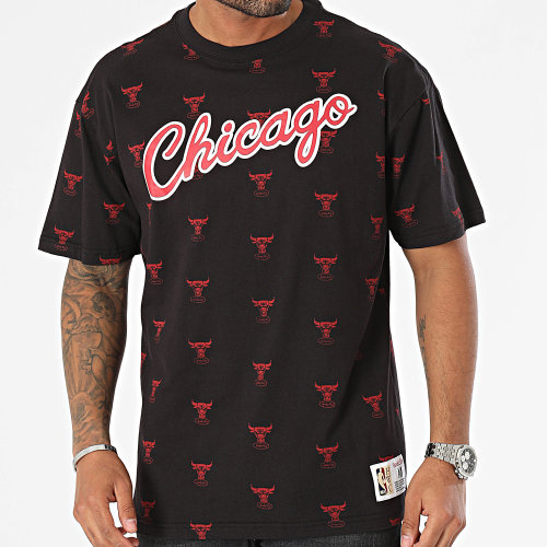 Tee Shirt Chicago Bulls Noir