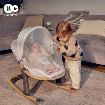 Kinderkraft ELSU Vippestol, Grå