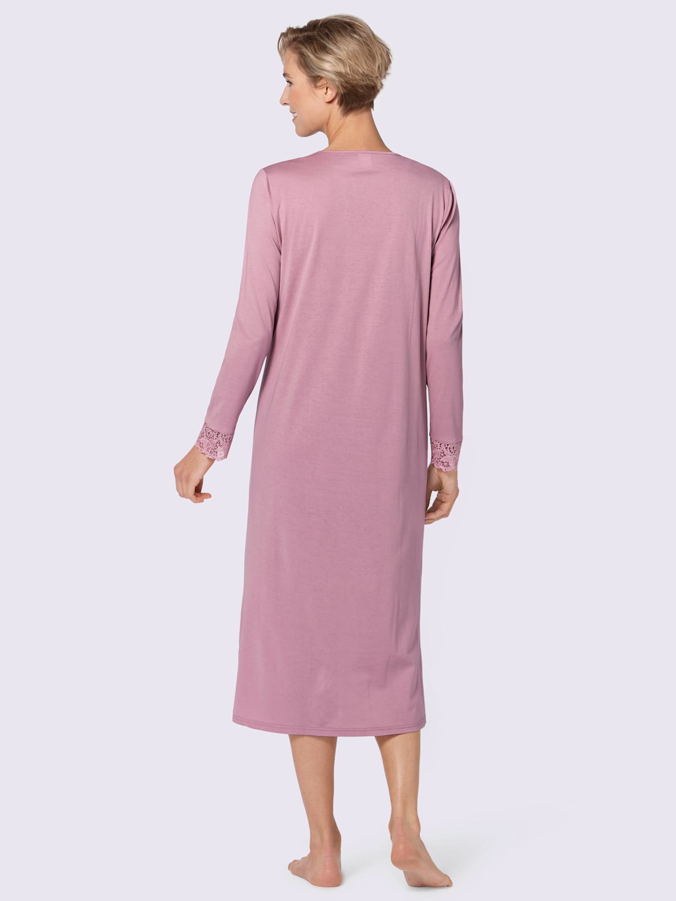 Chemise de nuit longue manches longues