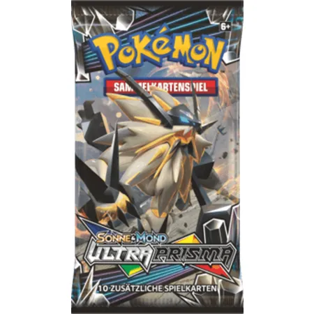 Pokemon Sonne & Mond Ultra Prisma 10 Sammelkarten, sortiert