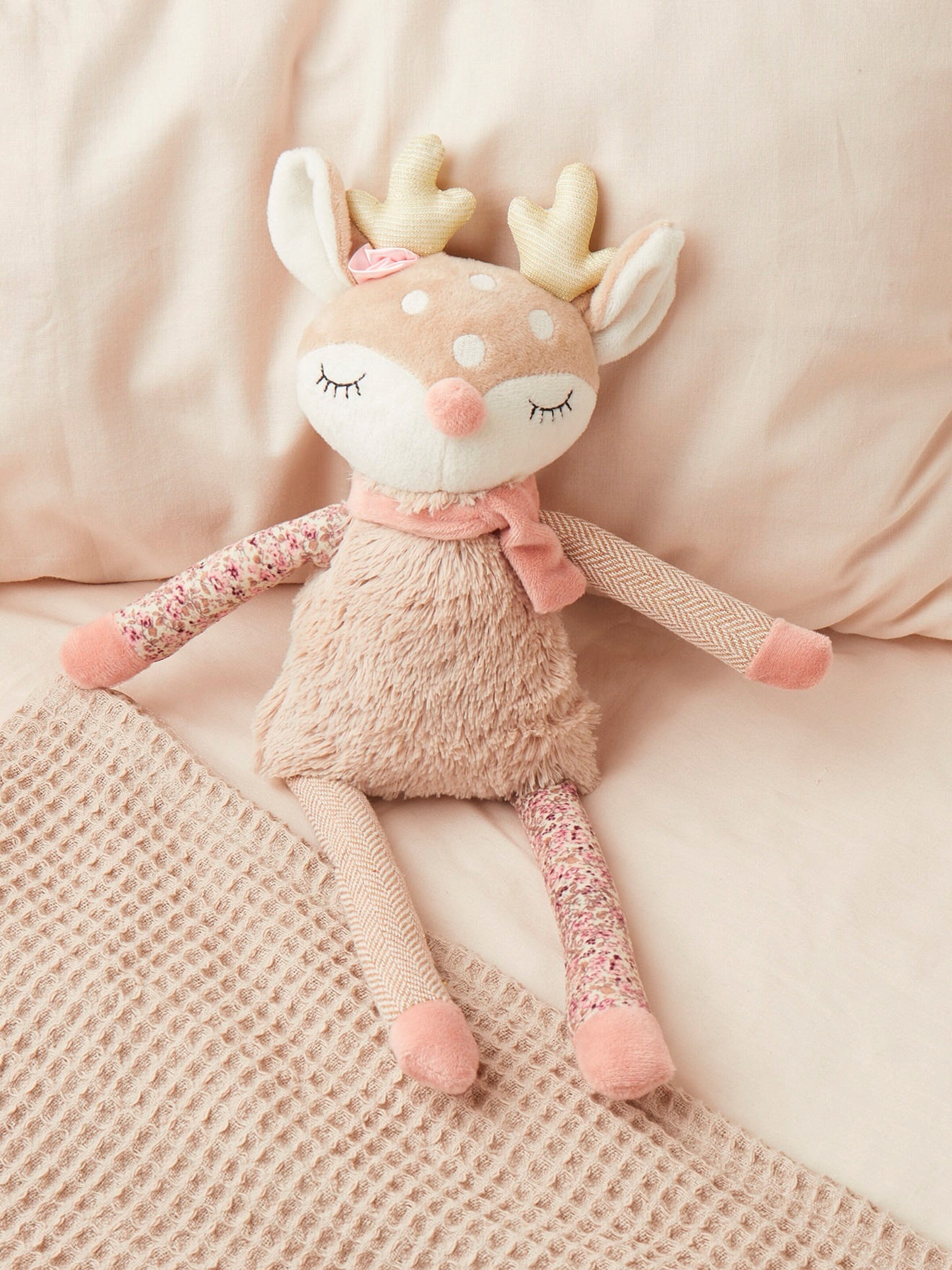 Bieco Kuscheltier Großes Reh - ab Geburt Beige