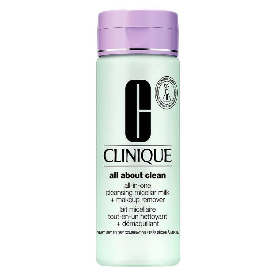 Clinique All-In-One Cleansing Micellar Milk + Makeup Remover Skin Type 1 & 2 200ml