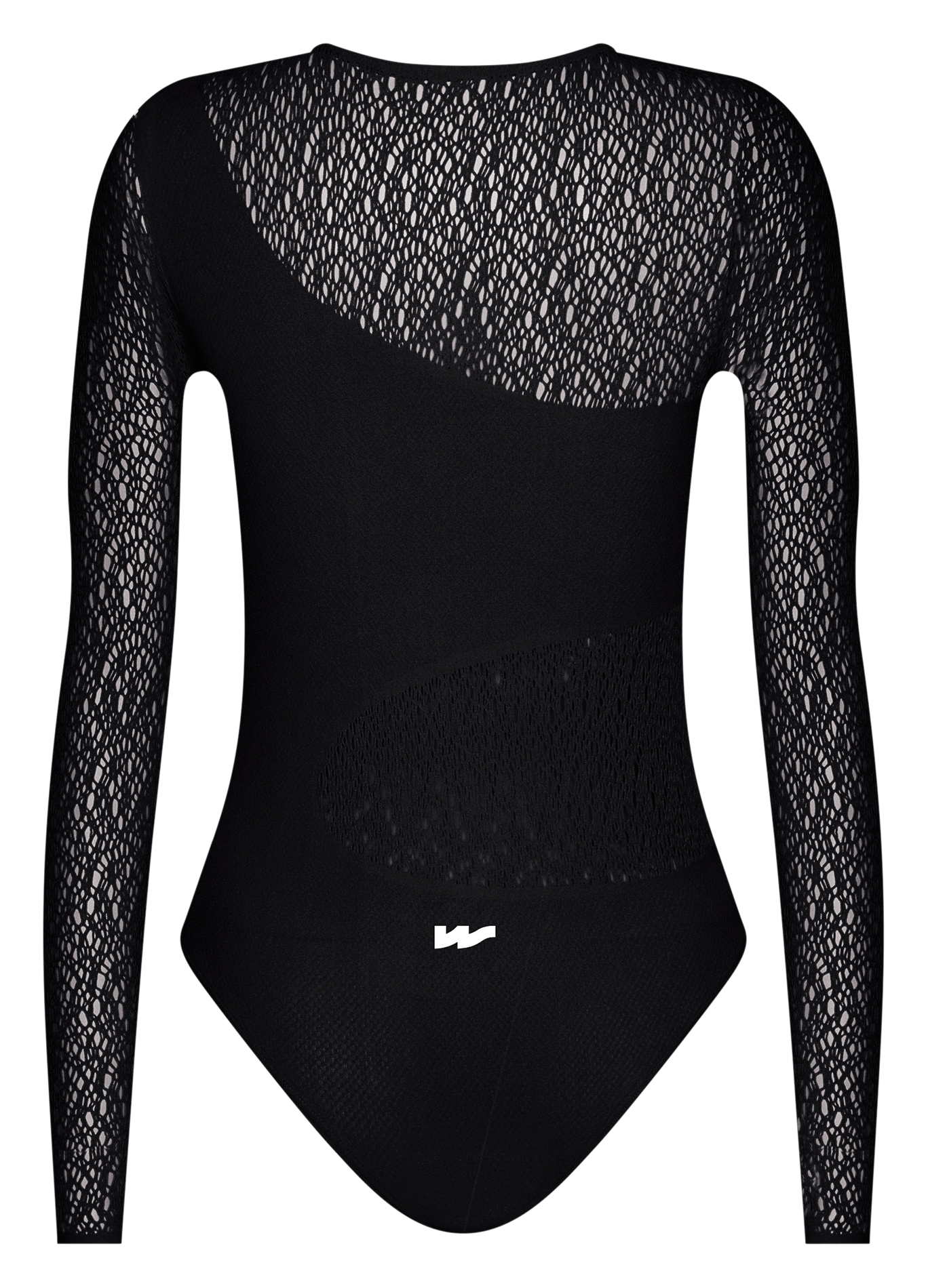 Body à manches longues asymétrique | Noir
