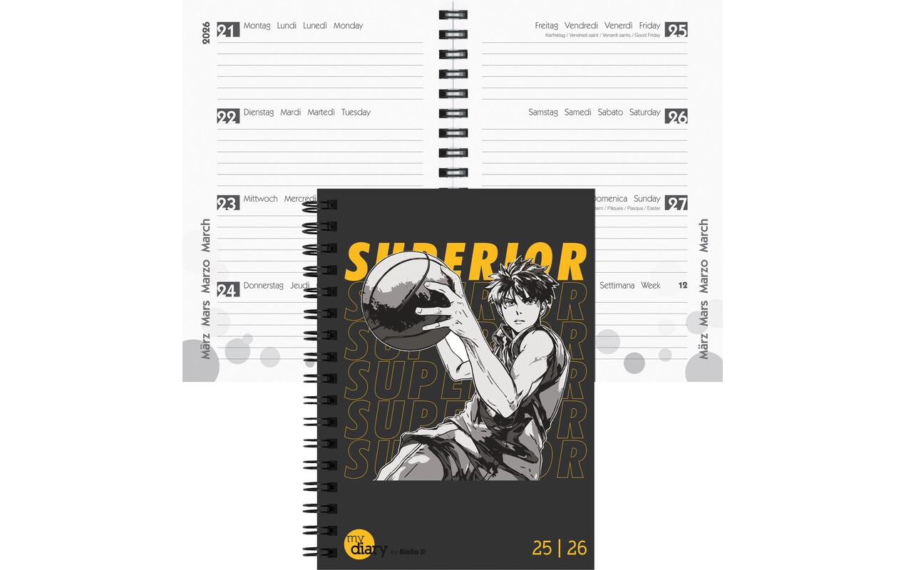 Schüleragenda Mydiary Sport 25/26 FSC, 3½T/1S, 12 x 16.5 cmModerner Terminplaner für Jugendliche