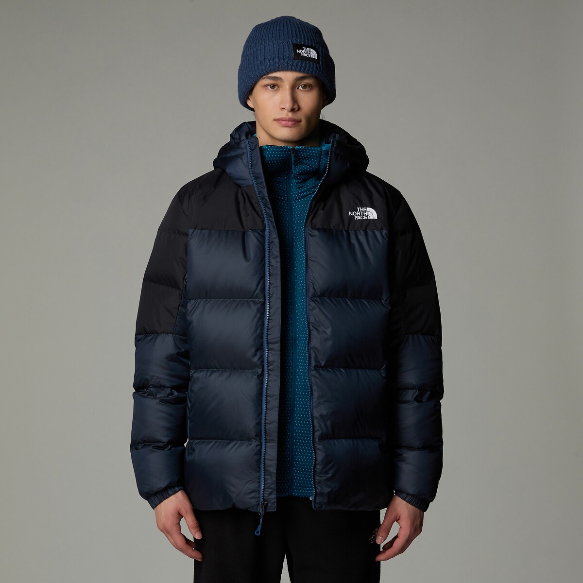 THE NORTH FACE<br>Jaqueta de plumas quente com capuz Diablo Down