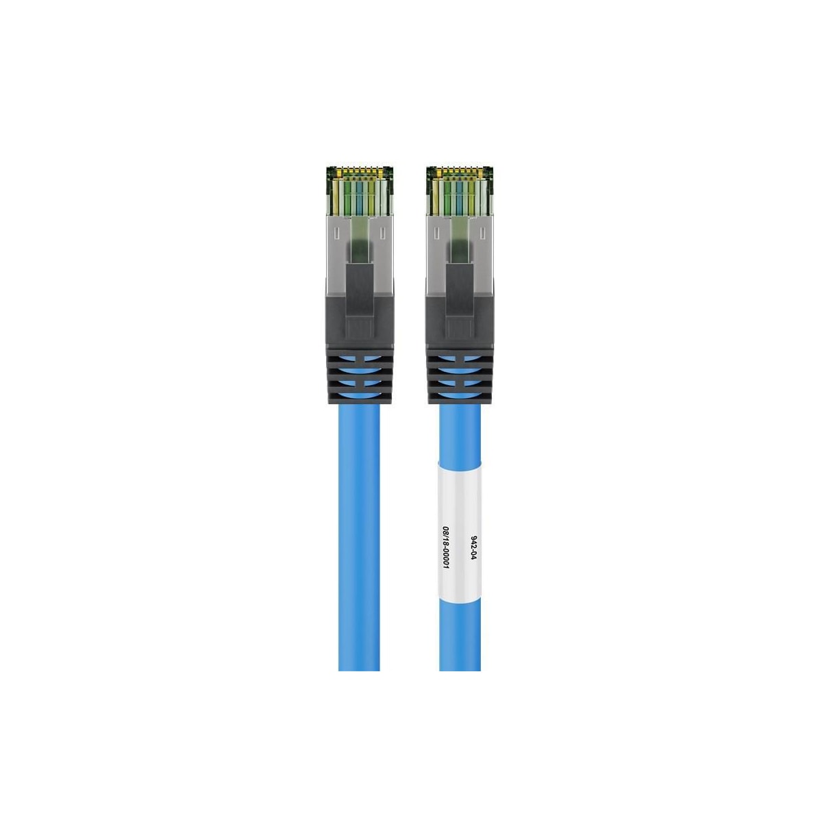 Goobay RJ45 (CAT 6A, 500 MHz) patchkabel med CAT 8.1 S / FTP råkabel, 14353