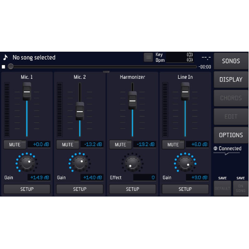 M-Live Divo Base 64 backing track player