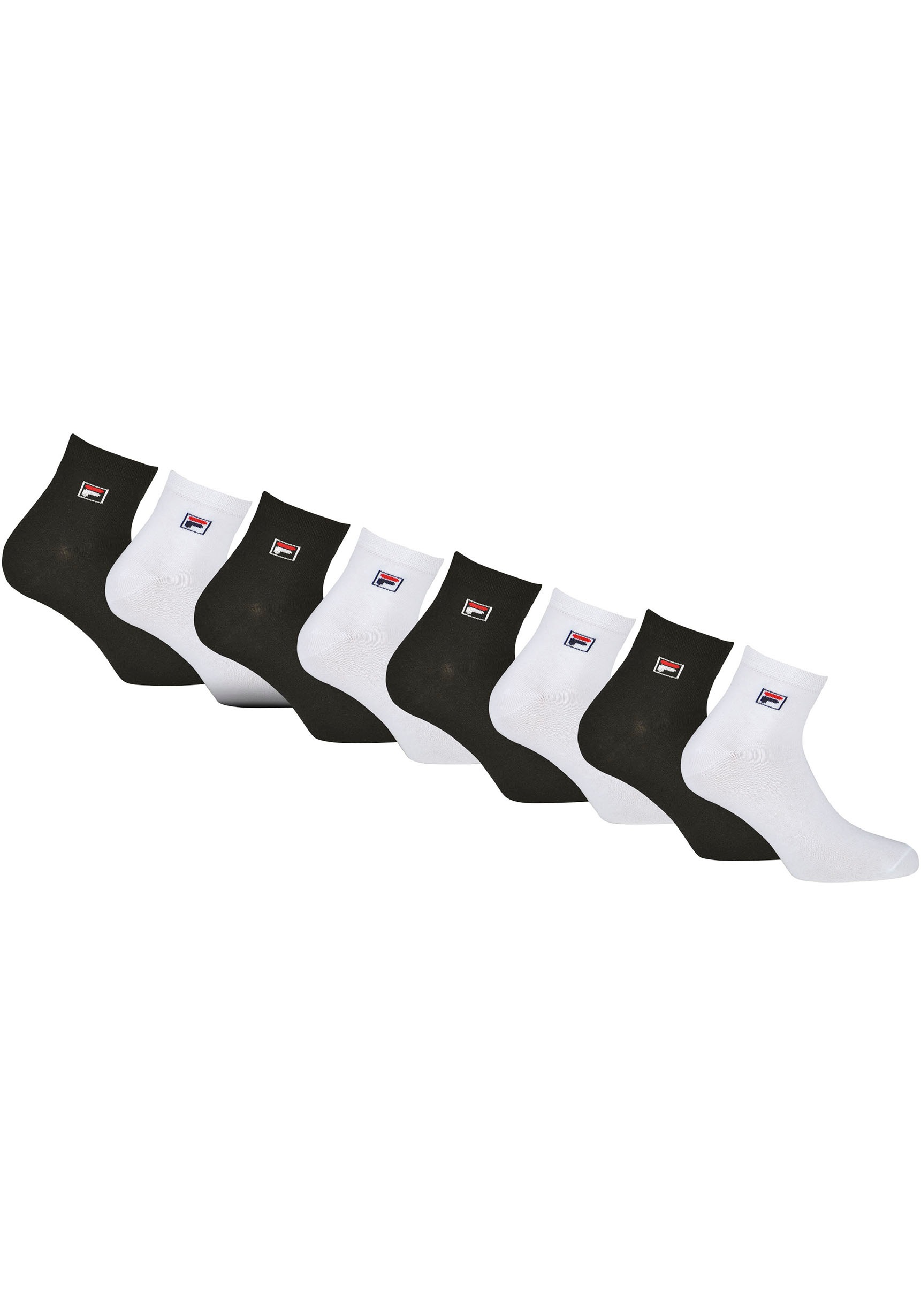 Fila Kurzsocken »UNISEX QUARTER PLAIN SOCKS« 9er Pack, 9 Stk. tlg. mit Logo-Schriftzug