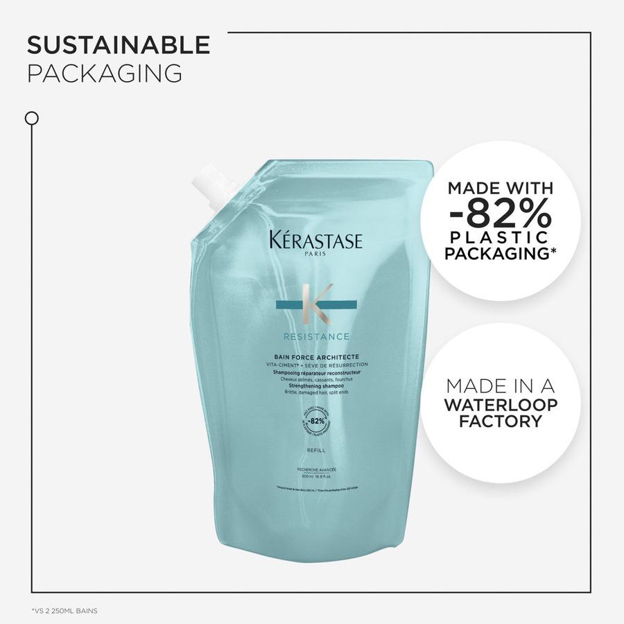 Kérastase Resistance Bain Force Architecte Shampoo Refill 500ml