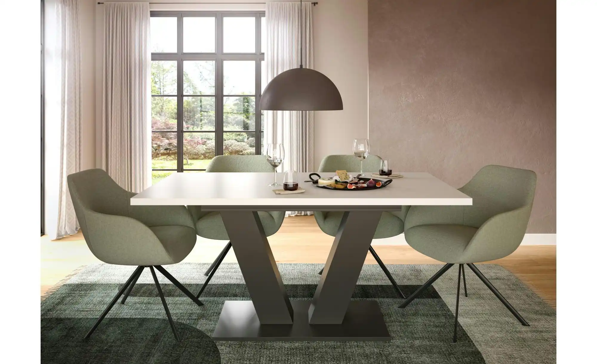Esstisch 150 x 90 cm ausziehbar Moritz