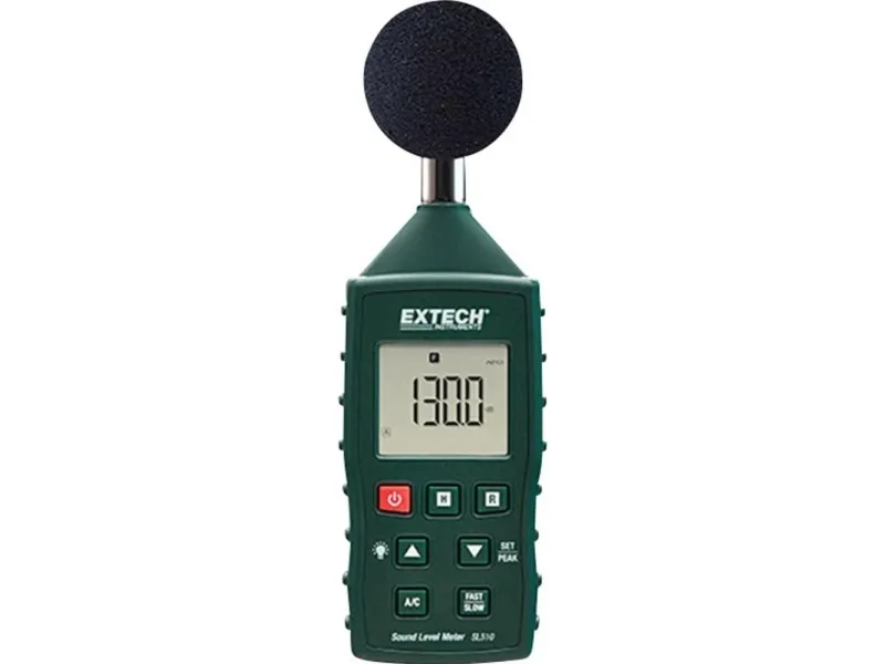 Extech Lydniveau-måleapparat SL510 35 - 130 dB 31.5 Hz - 8000 Hz