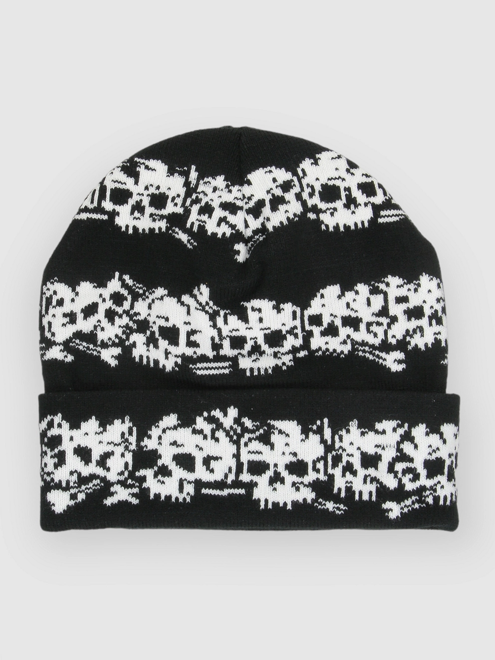 Lurking Class Skull Stripes Beanie black