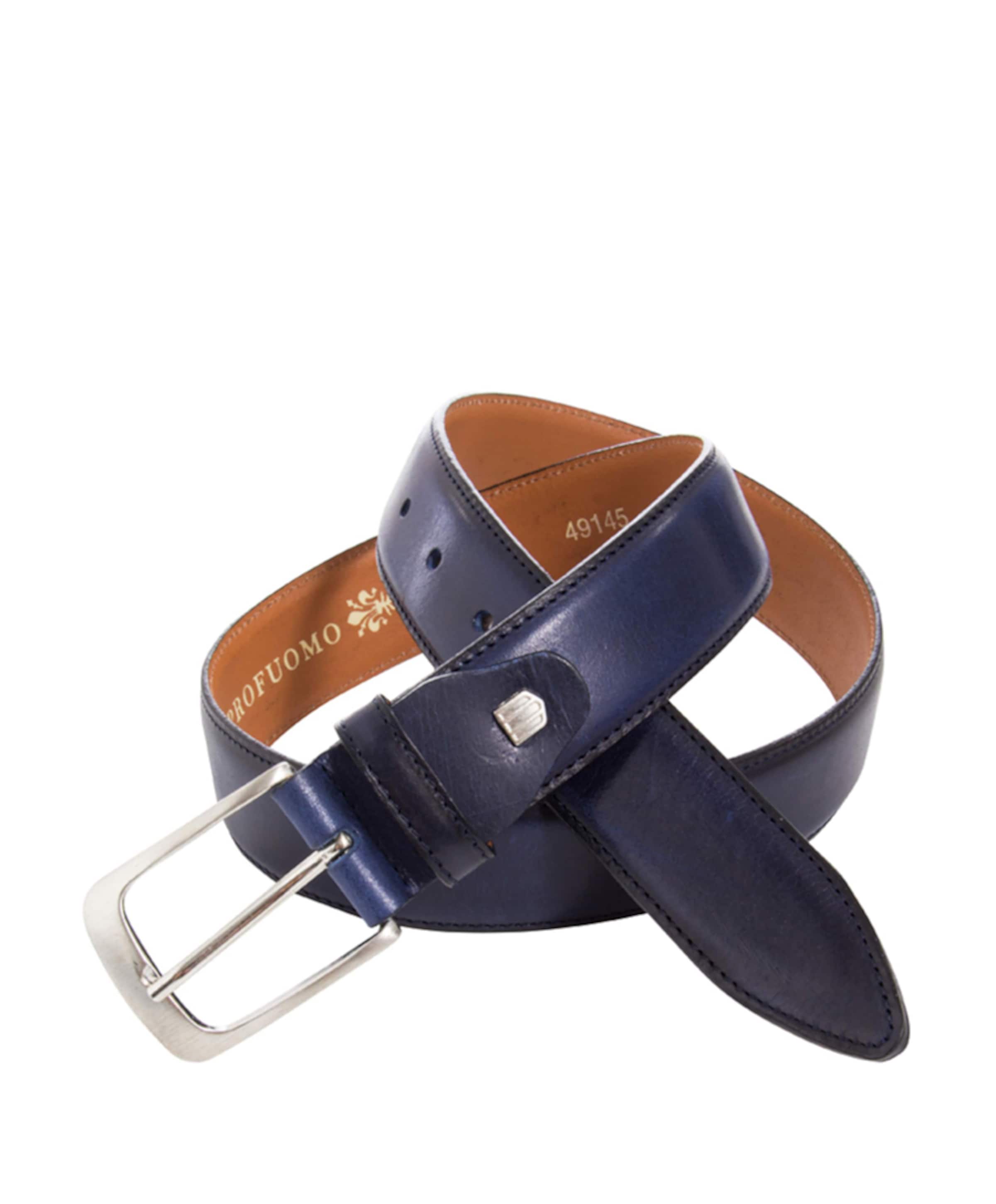 Profuomo Heren riem blauw