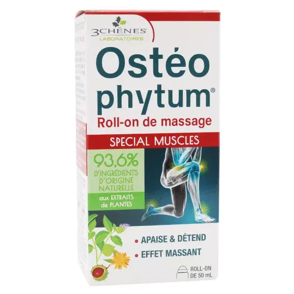 Les 3 Chênes Músculos e Articulações Ostéophytum Special Muscles Poderoso Roll-On 50ml