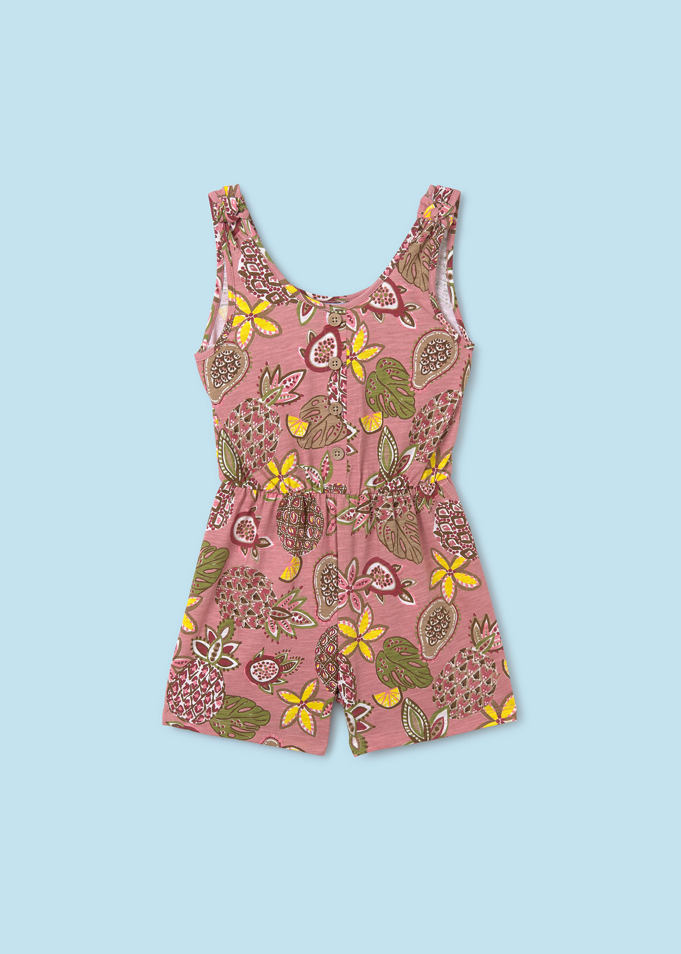 Macacão estampado Better Cotton para meninas
