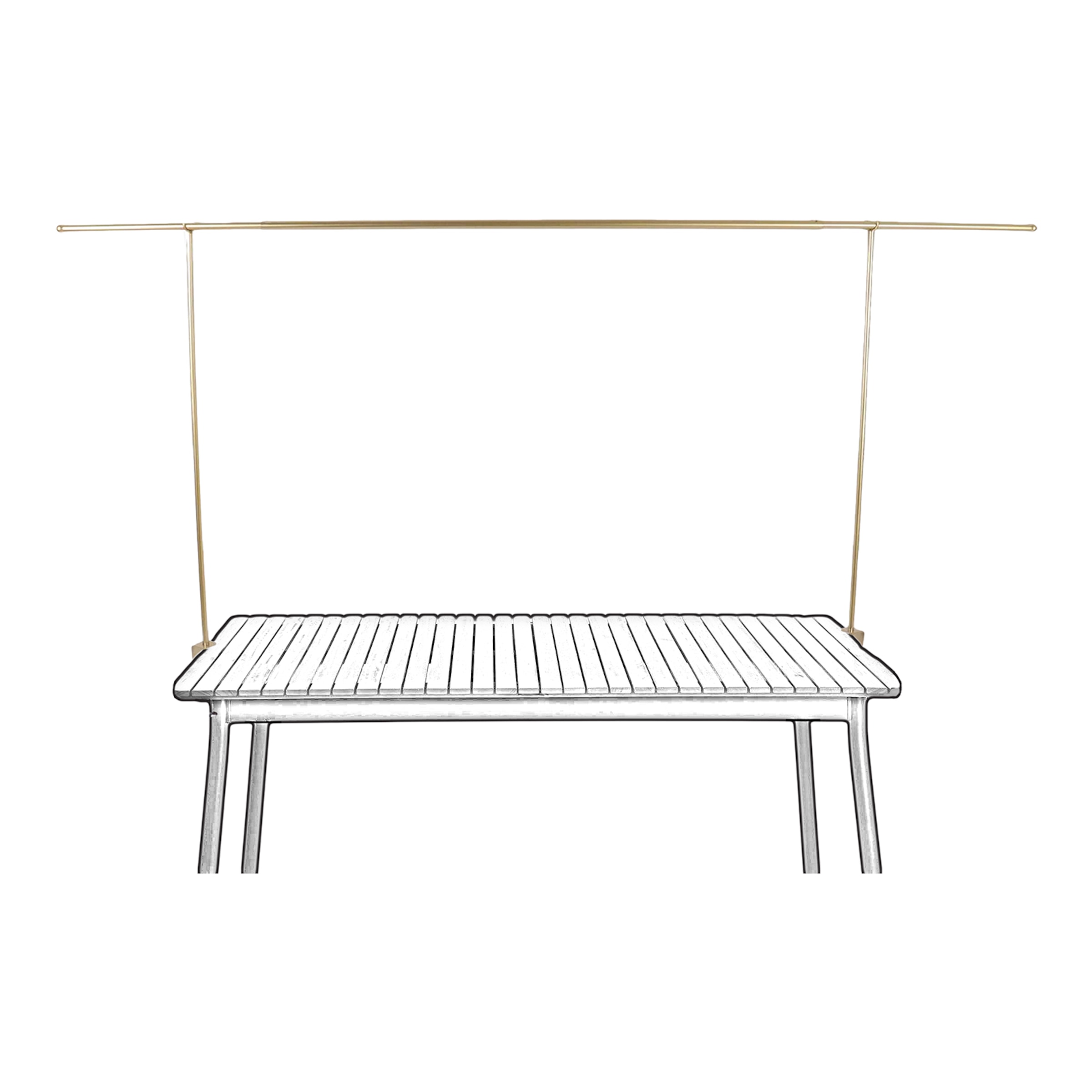 gold, B 210 x H 100 cm