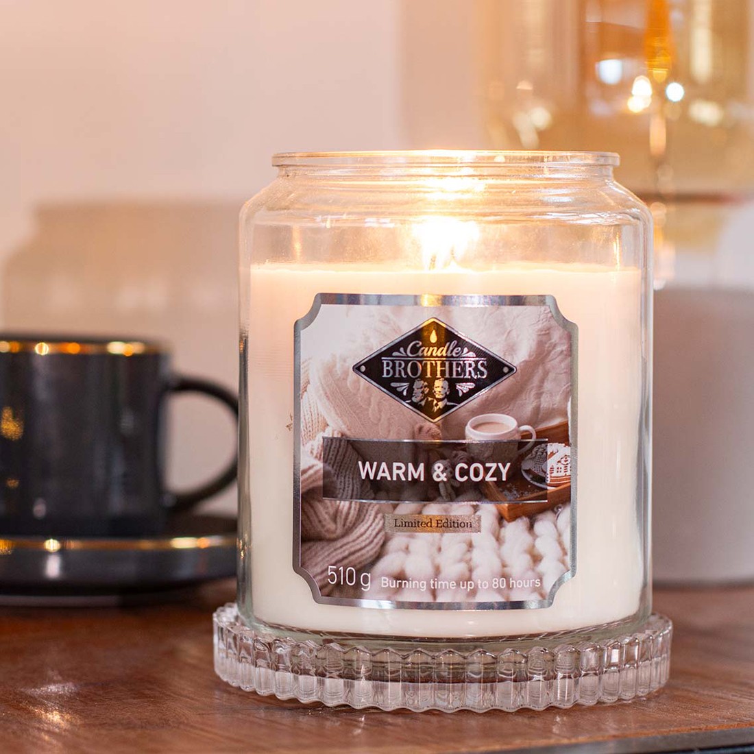 Bougie parfumée - Warm & Cozy - Muguet & patchouli - 510 g