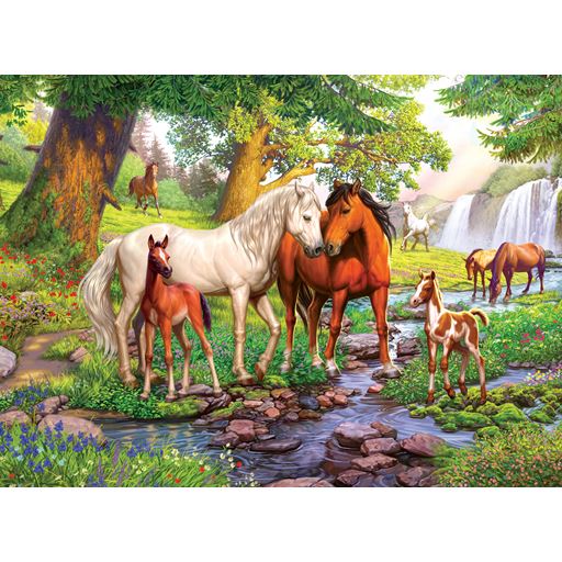 Ravensburger Horses By The Stream Puslespil