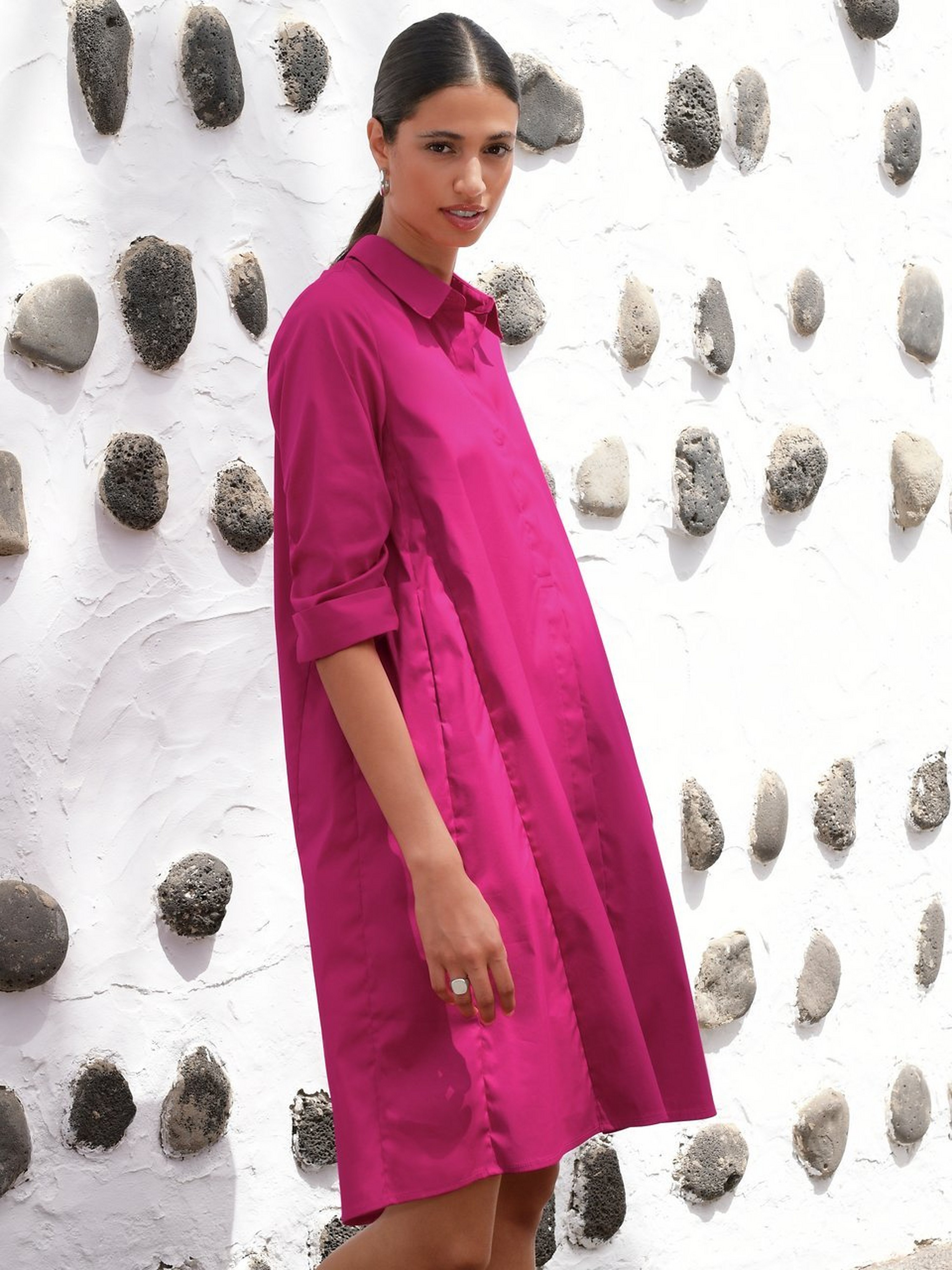 Kleid mit 3/4-Arm