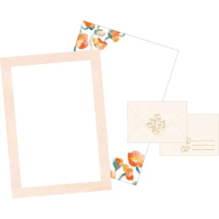 Coppenrath Verlag Briefpapier-Set - All about orange