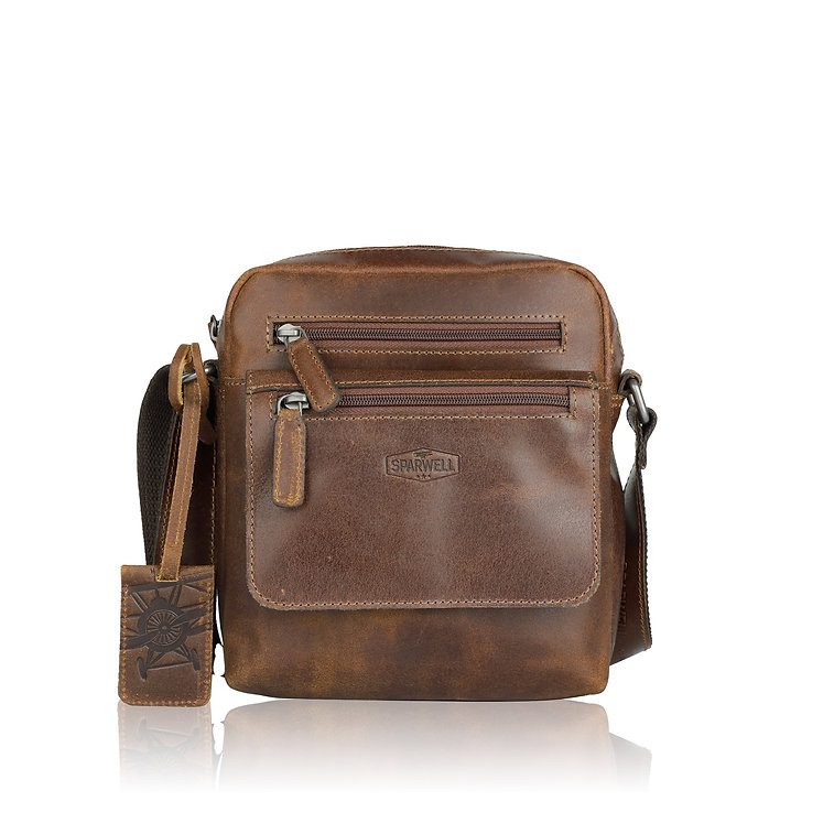 Sparwell Wallberg Winsome West Schoudertas Cognac