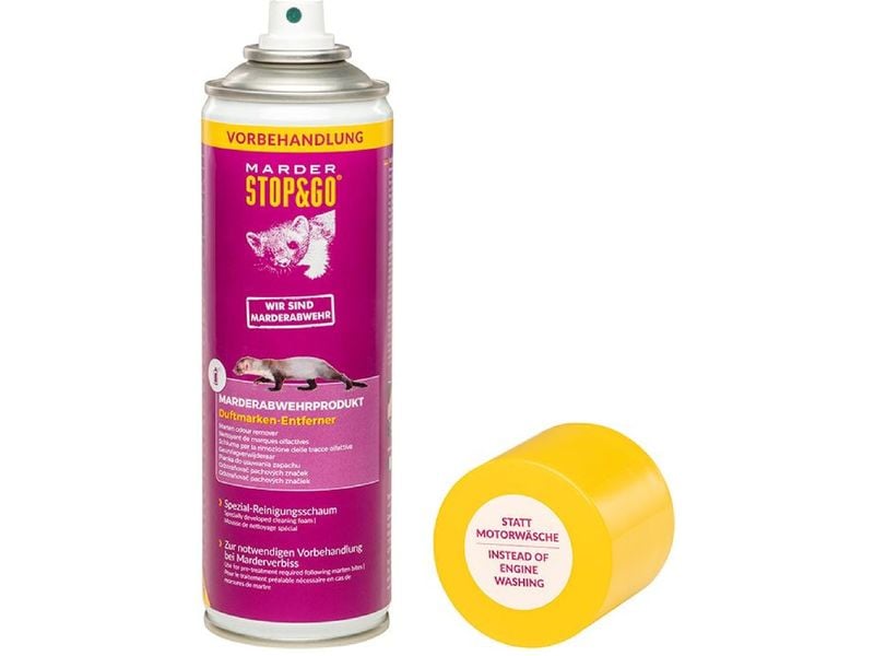 STOP&GO Marder-Stop 300 ml Reinigungsschaum zur Vorbehandlung nach Marderbissen