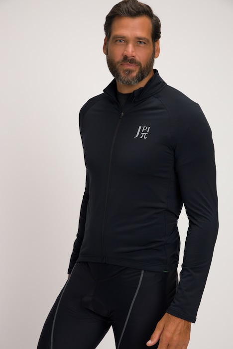 JAY-PI Rad-Trikotjacke, Bikewear, Stehkragen, Langarm, hinten Saumtaschen
