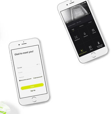 bblüv Babycall Appstyrt, Hvit/Svart
