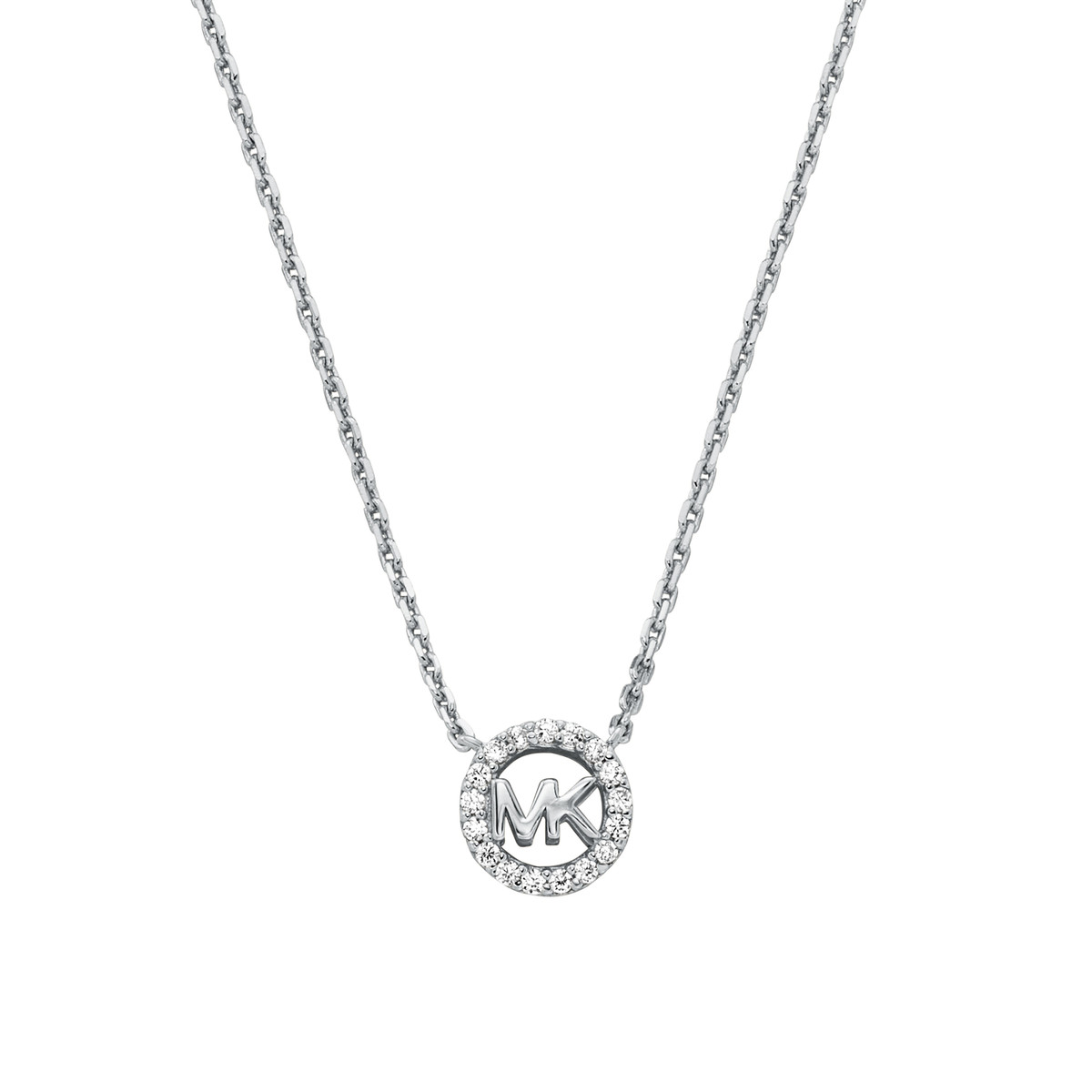 Collier MICHAEL KORS argent 925 rhodié zirconias 43 cm