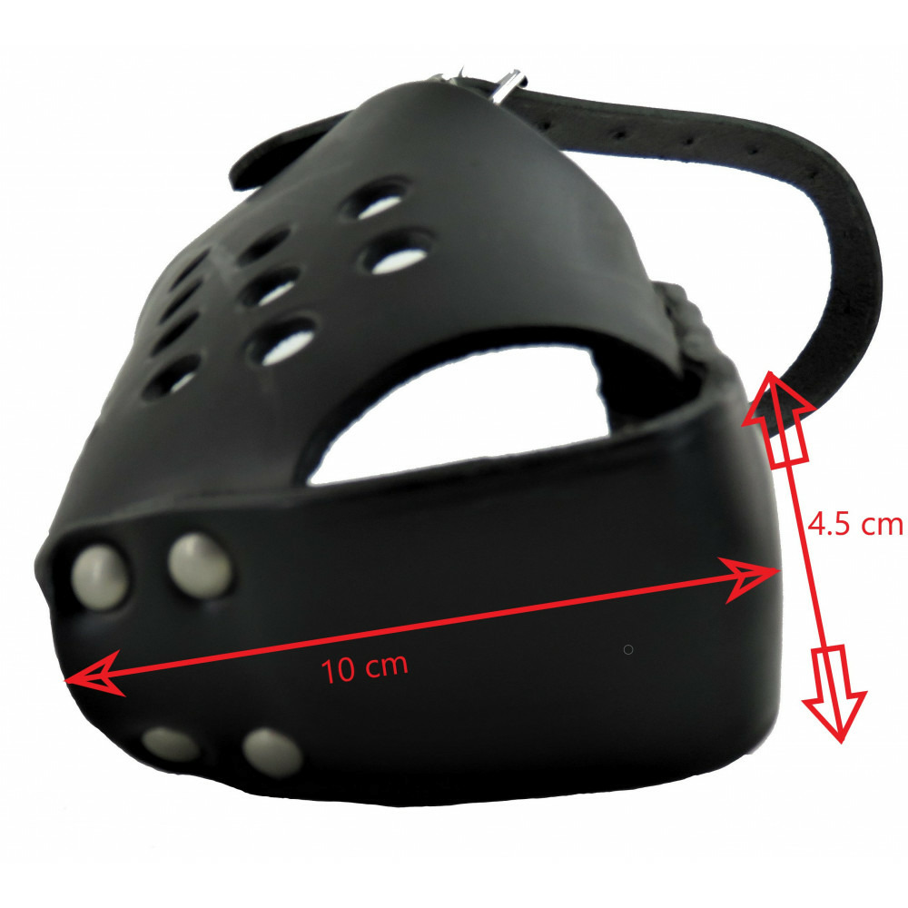 Muselière de frappe taille 1 couleur noir pour chien