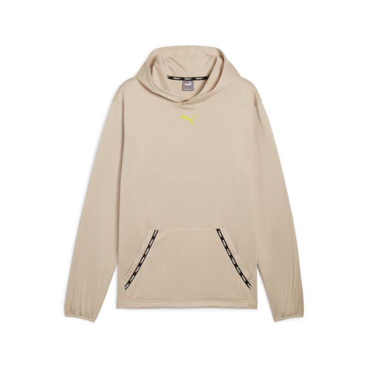 PumaPUMA FIT Taped PWRFleece Lite Hoodie - beige