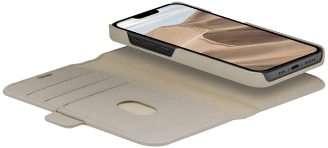 dbramante1928 New York iPhone 14 Pro pungetui (beige)