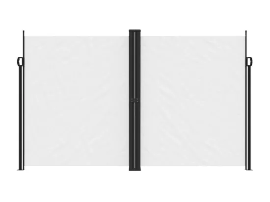 Auvent latéral rétractable blanc 200x1000 cm