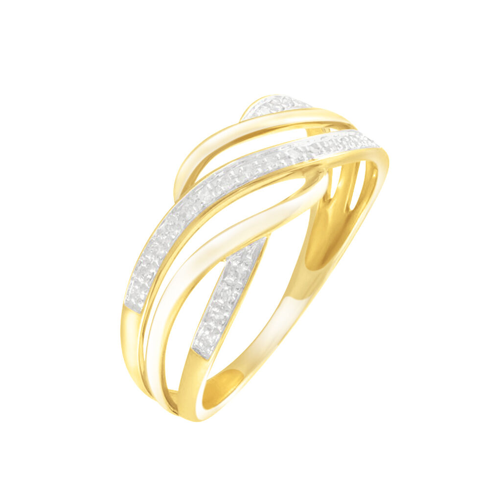 Bague Or Jaune Rodhia Diamants