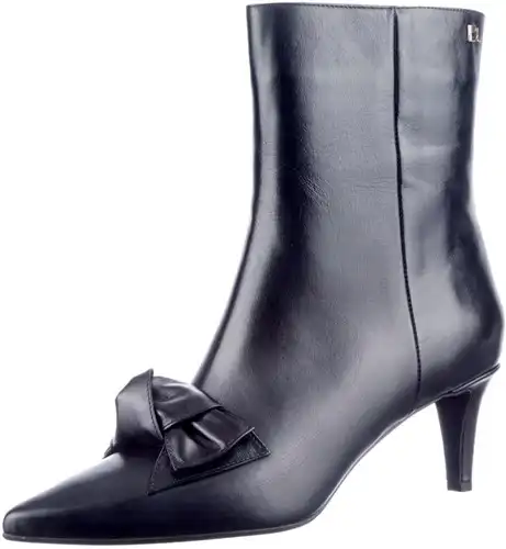 Babouche zwart Trish-105 - maat 43 enkellaars zwart - maat 43 Calandschoen