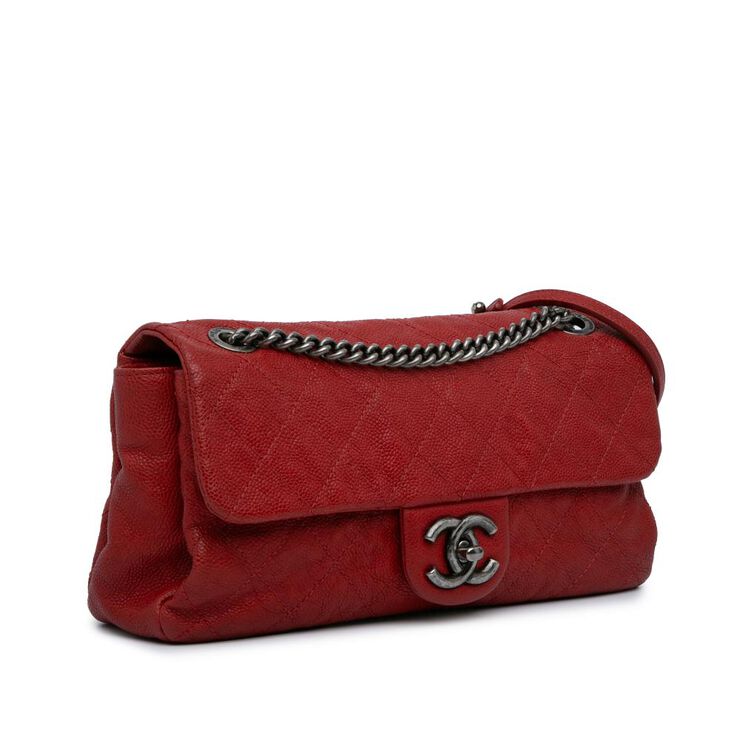 Chanel Vintage Chanel Crossbody Bag Red