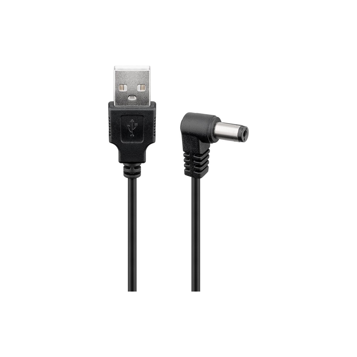 USB-DC-kabel 5,5 x 2,1 mm