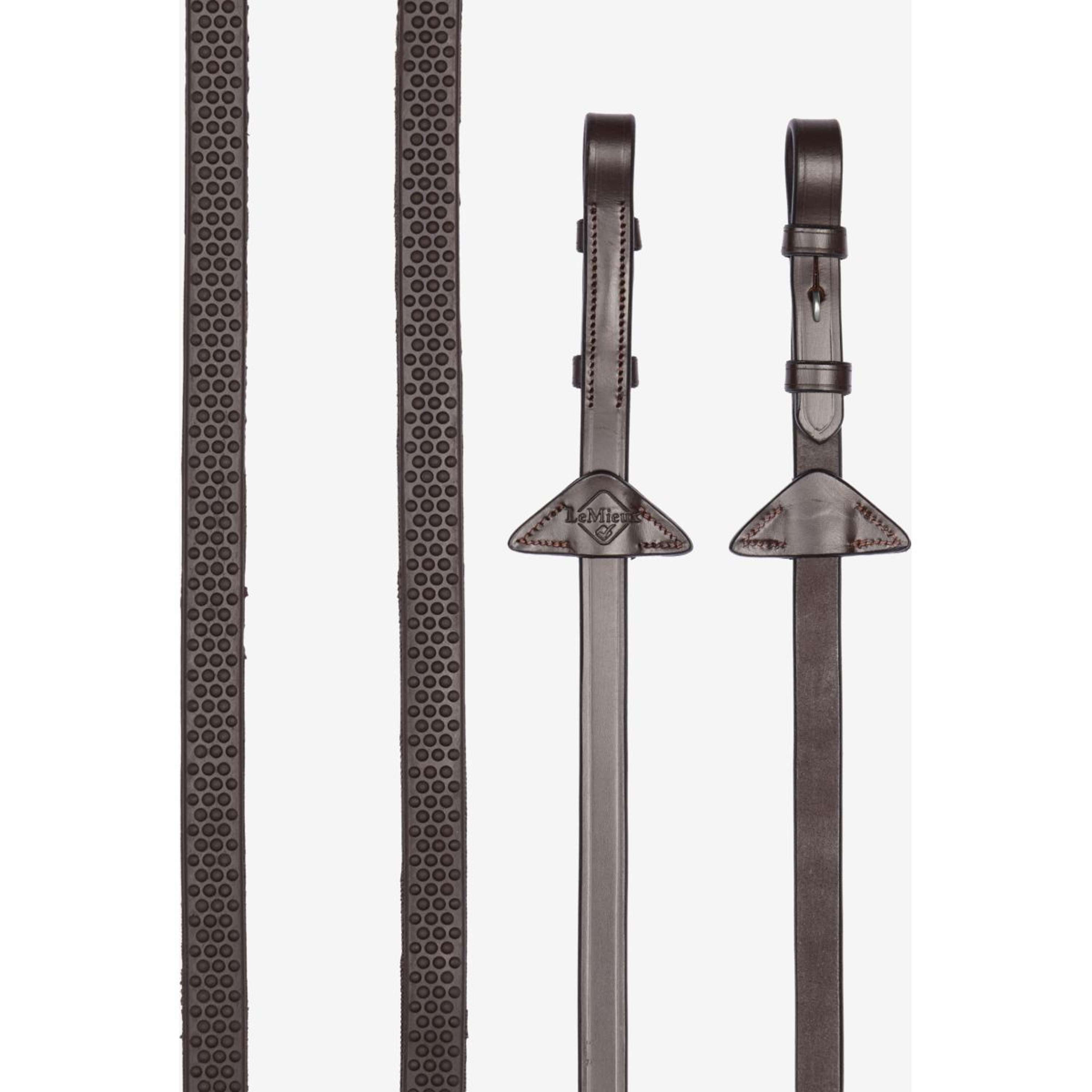 LeMieux Teugels Soft Rubber Havana/Silver