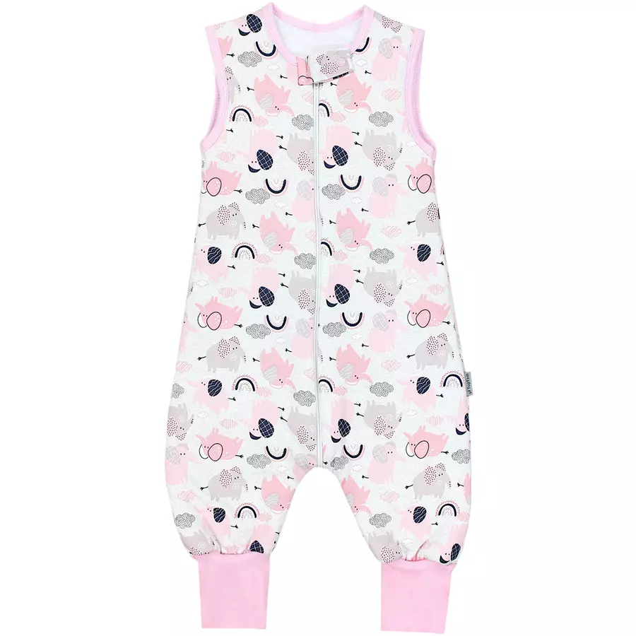 TupTam Winter Babyschlafsack mit Beinen 2,5 Tog hellrosa