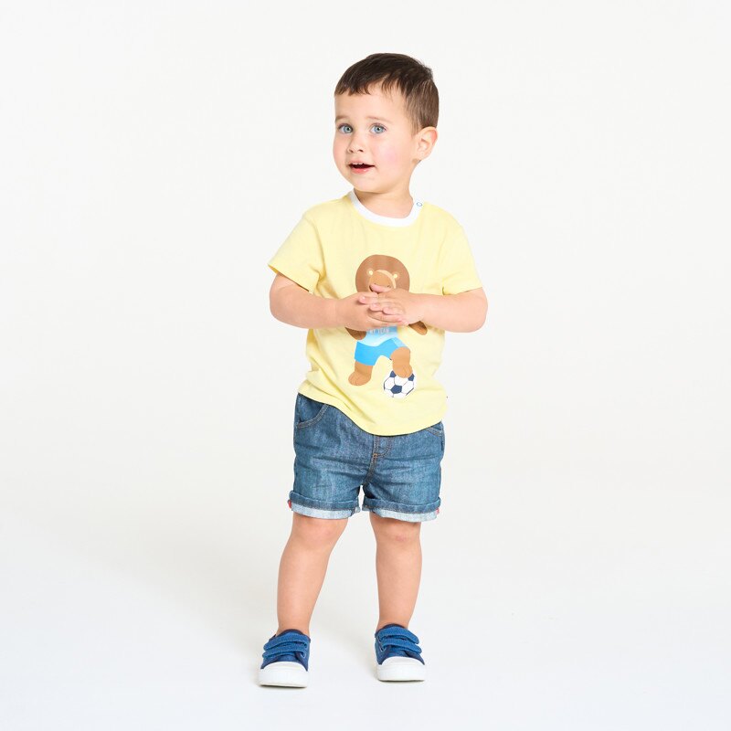 Short en jean bleu bébé garçon Bleu