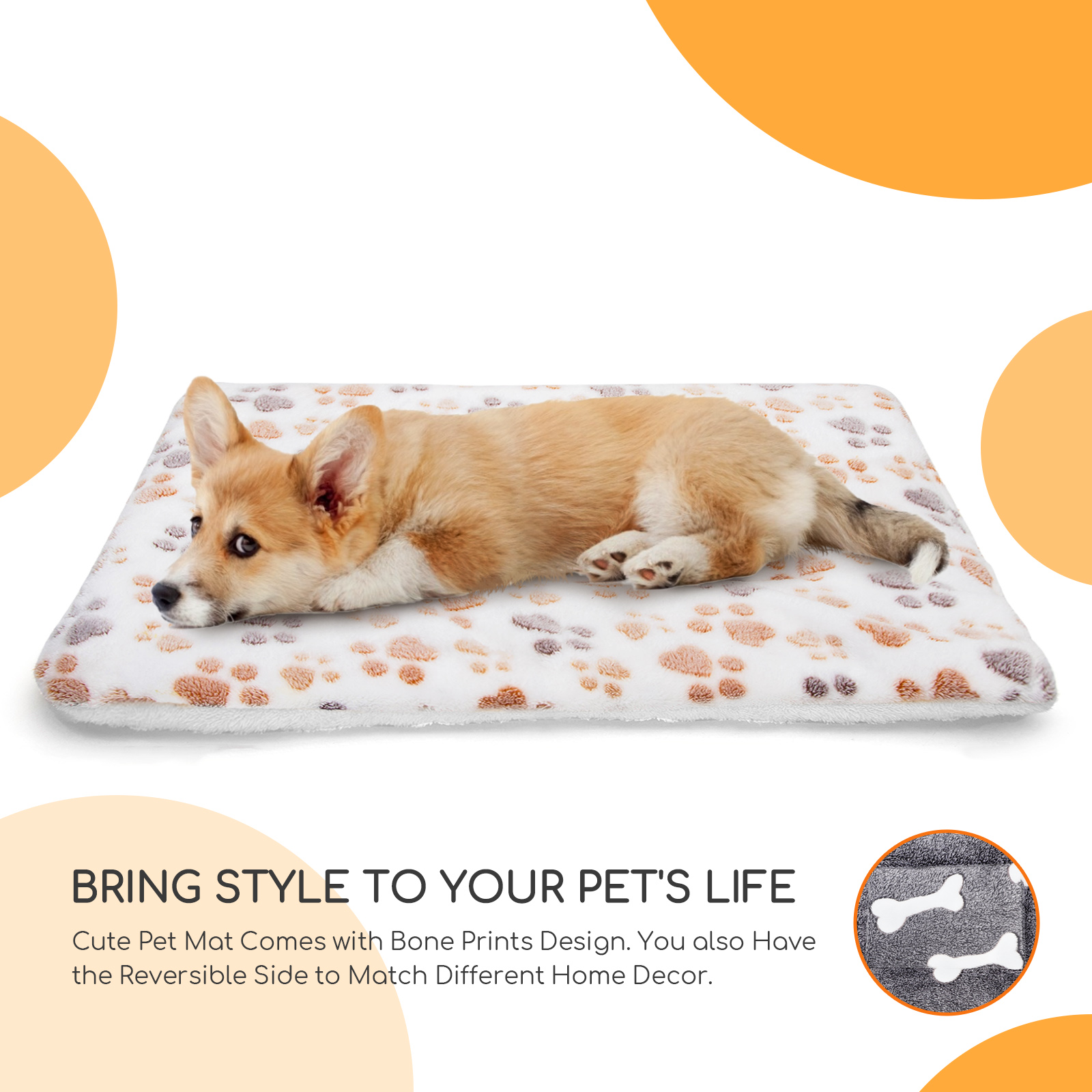 Tapetes para camas de animais de estimação Nobleza para cães, cobertores laváveis à mão e à máquina para cães, cobertores quentes para camas de cães e gatos.