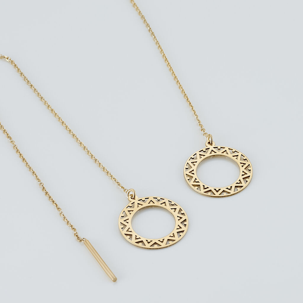 Boucles D'oreilles Pendantes Florent Or Jaune
