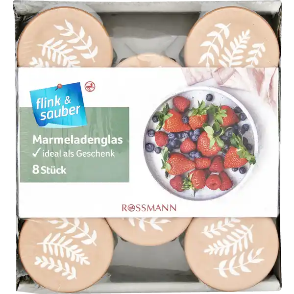 Marmeladengläser 8 x 47 ml