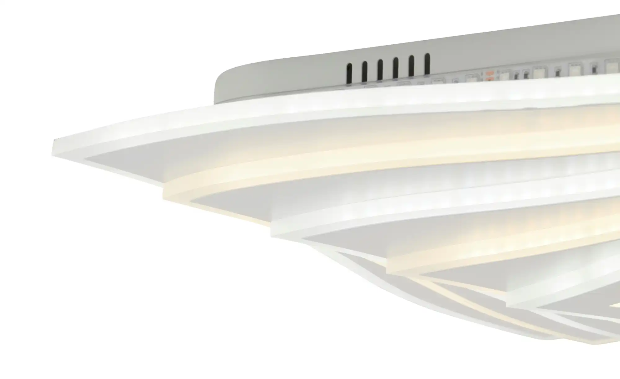 Fischer-Honsel LED-Deckeneuchte, weiß, mit Fernbedienung und Backlight