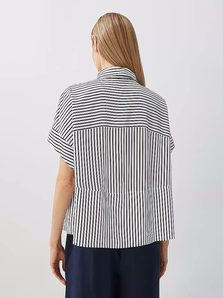 SOMEDAY Bluse ZARKO FINE STRIPE weiss