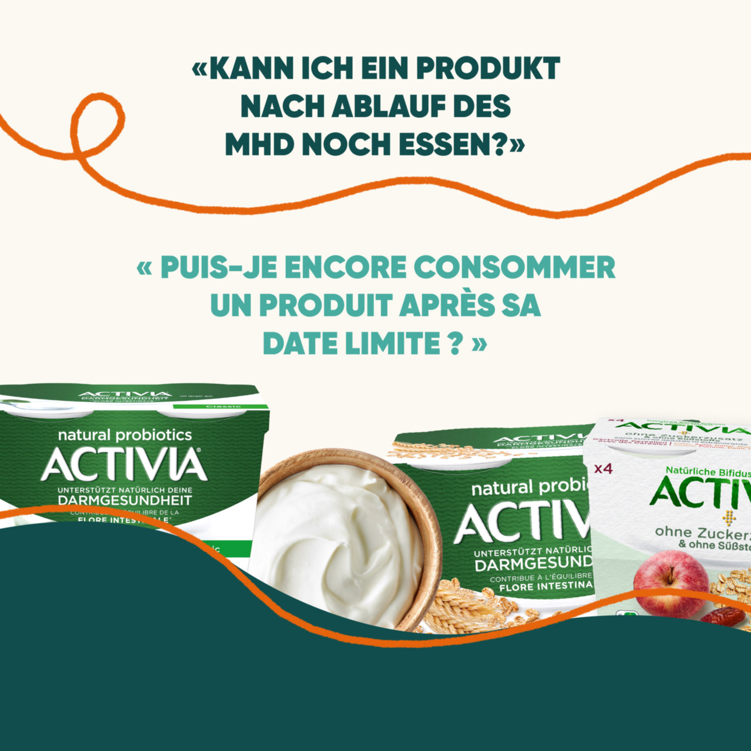 Activia probiotischer Joghurt Cerealien 4x115g