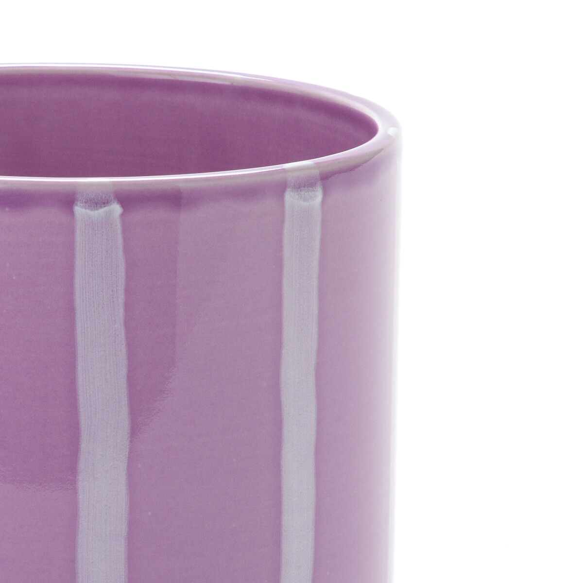 LA REDOUTE INTERIEURS<br>Vaso de cerâmica listrado Ø14 cm, Ario